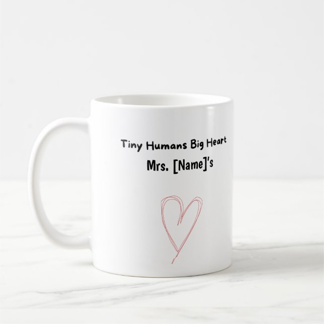 De Café Caneca Clássica Grande Coração Personalizado para  (Esquerda)