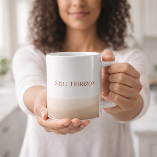De Café Caneca Clássica Horizonte Marrom Macio, 330 ml