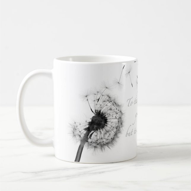 De Café Caneca Clássica Inspiração Dandelion (Esquerda)