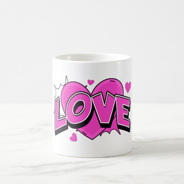 De Café caneca clássica LOVE (Centro)