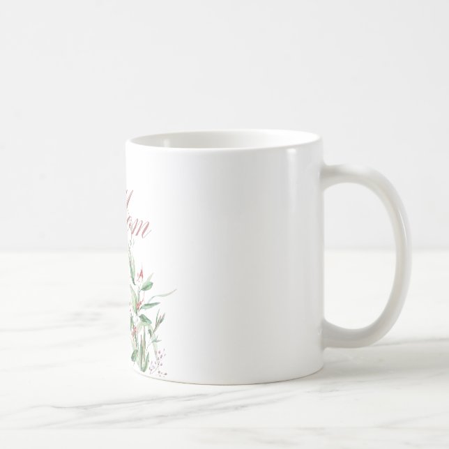 De Café Caneca Clássica Mamãe com Nome Personalizado e Veg (Direita)
