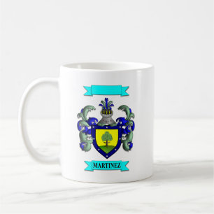 De Café Caneca Clássica Martinez Sobrenome e Escudo