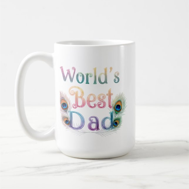 De Café Caneca Clássica Melhor Pai do Mundo - 450 ml   (Esquerda)