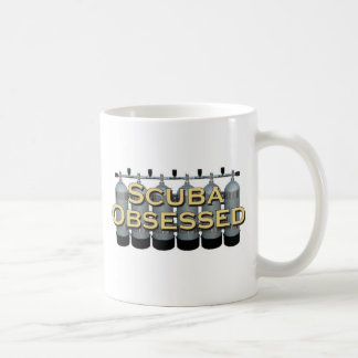 De Café Caneca clássica obcecada mergulhador