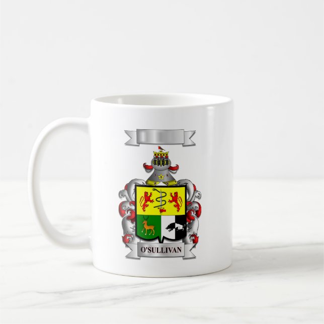 De Café Caneca Clássica O'Sullivan Sobrenome e Escudo (Esquerda)