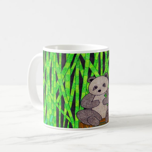 De Café Caneca Clássica - Panda (Frente Esquerda)