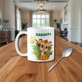 De Café Caneca Clássica Personalizada Little Tiger & Butte