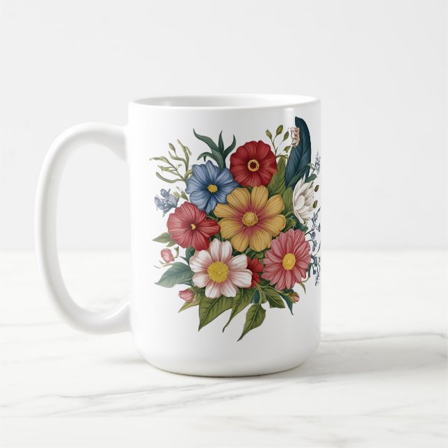 De Café Caneca clássica personalizada, nome personalizado, (Esquerda)