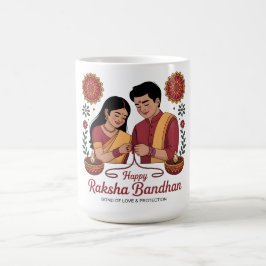 De Café Caneca Clássica Raksha Bandhan