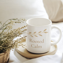 Caneca Clássica Rooted Calm Vine, 330 ml