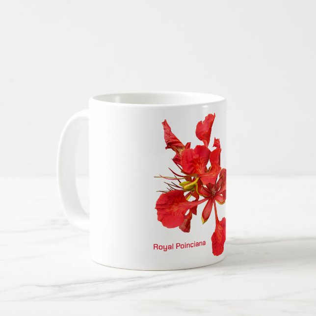 De Café Caneca Clássica Royal Poinciana (Frente Esquerda)