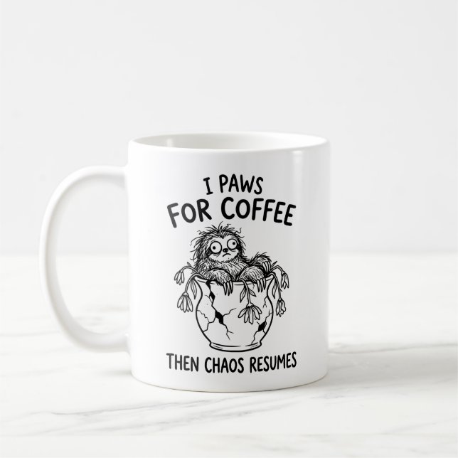 De Café Caneca Clássica Sip Sloth Coffee Magic (Esquerda)
