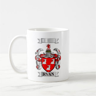 De Café Caneca Clássica Sobrenome Ryan e Escudo