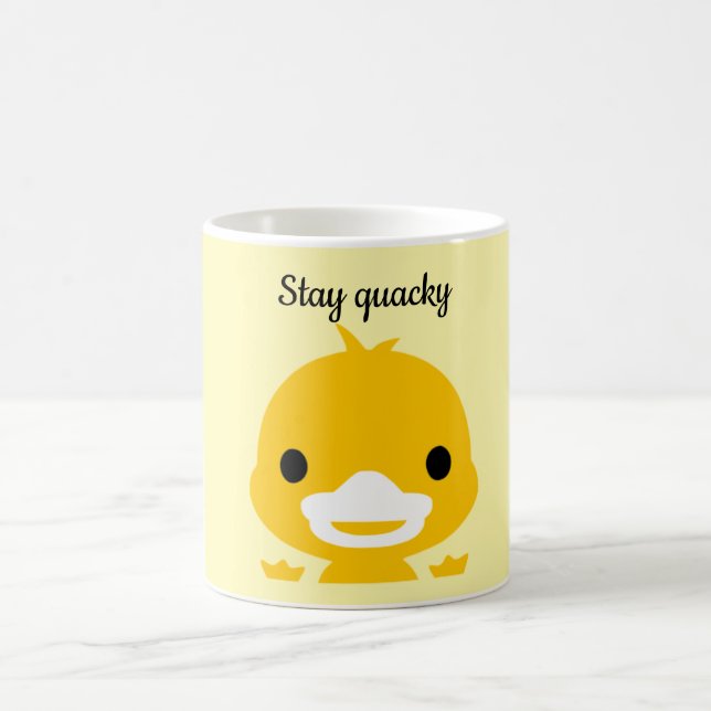 De Café Caneca Clássica Stay Quacky, 11 oz (Centro)