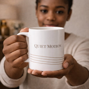 De Café Caneca Clássica Taupe Quiet Motion, 330 ml