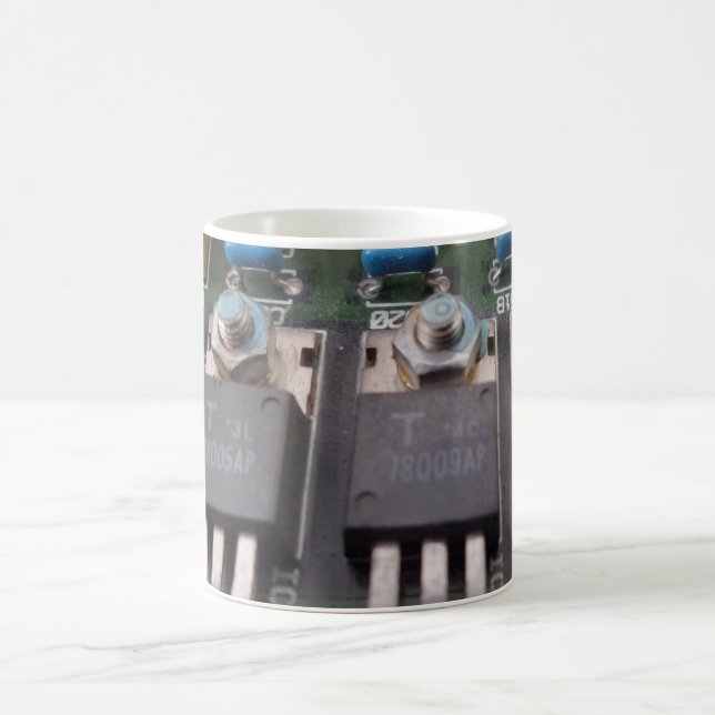 De Café Caneca Clássica Transistor Circuit White 330 ml Br (Centro)