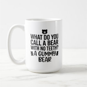De Café Caneca Clássica Urso Fazendo Barulho Com Dentes Ci