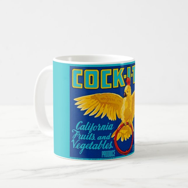 De Café Caneca Cock-I-Too (Frente Esquerda)