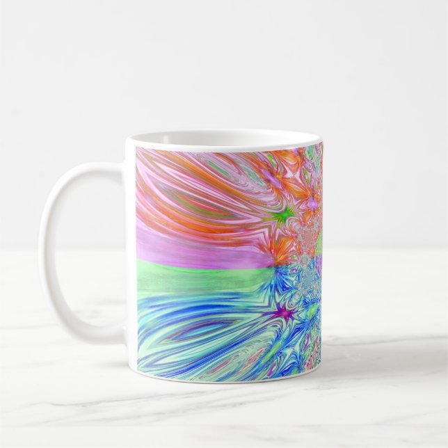 De Café Caneca Color Wave (Esquerda)