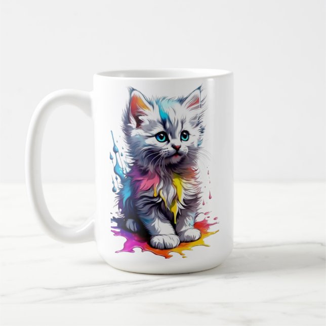 De Café Caneca Colorida (Esquerda)
