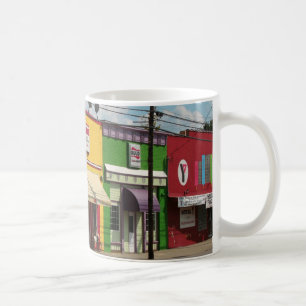 De Café Caneca colorida das construções