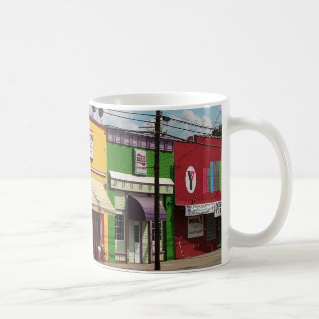 De Café Caneca colorida das construções (Direita)