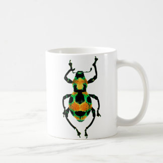 De Café Caneca colorida do besouro
