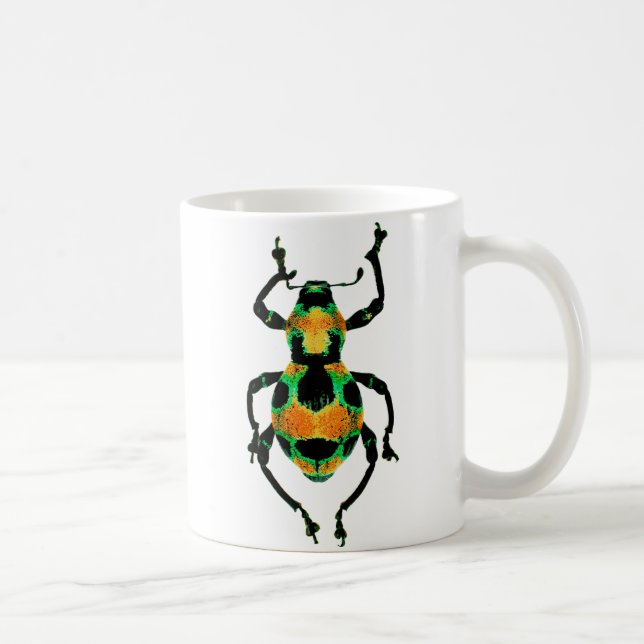 De Café Caneca colorida do besouro (Direita)