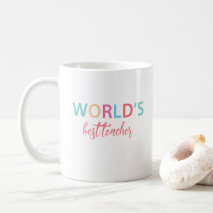 De Café Caneca Colorida Melhor Professor do Mundo