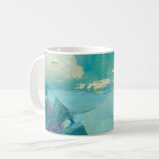 De Café Caneca Colour Rush Abstract Oil Paint II (Frente Esquerda)