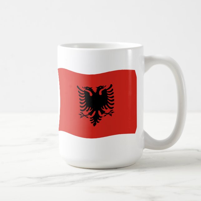 De Café Caneca com a Bandeira da Albânia (Direita)