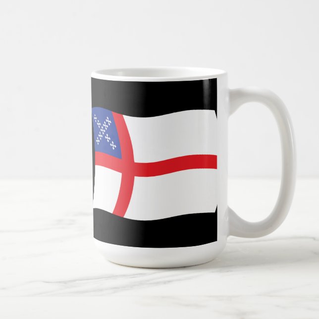 De Café Caneca com a Bandeira da Igreja Episcopal dos EUA (Direita)