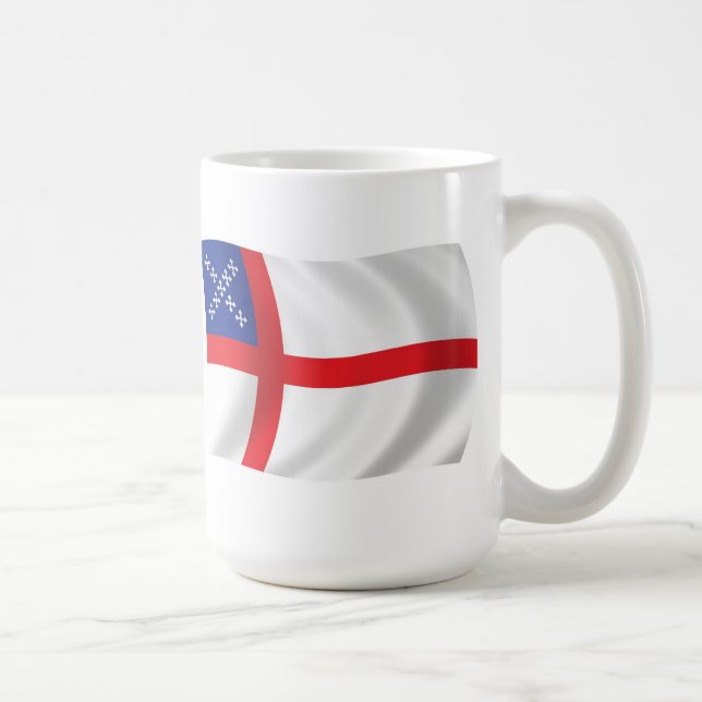 De Café Caneca com a Bandeira da Igreja Episcopal dos EUA (Direita)