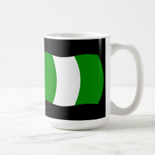 De Café Caneca com a Bandeira da Nigéria