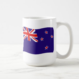 De Café Caneca com a Bandeira da Nova Zelândia