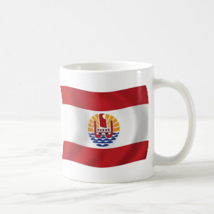 De Café Caneca com a Bandeira da Polinésia Francesa