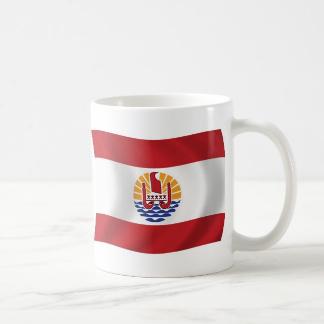 De Café Caneca com a Bandeira da Polinésia Francesa (Direita)