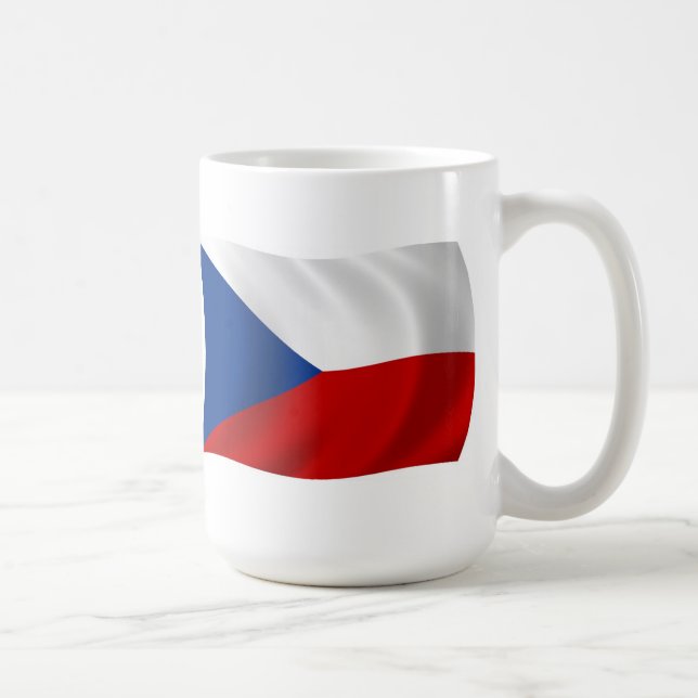 De Café Caneca com a Bandeira da República Tcheca (Direita)