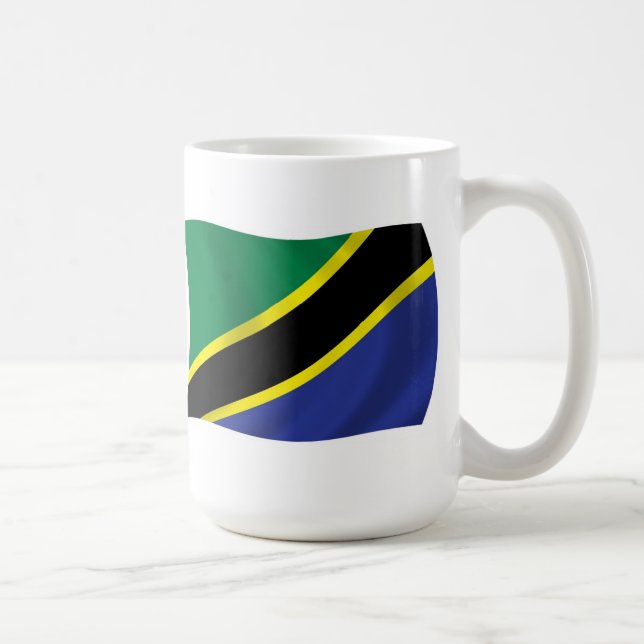 De Café Caneca com a Bandeira da Tanzânia (Direita)