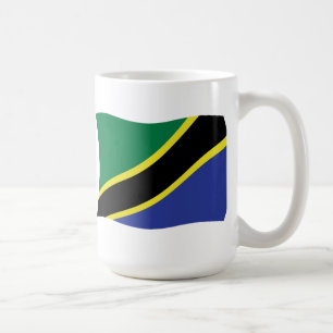 De Café Caneca com a Bandeira da Tanzânia