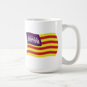 De Café Caneca com a Bandeira das Ilhas Baleares