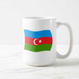 De Café Caneca com a Bandeira do Azerbaijão