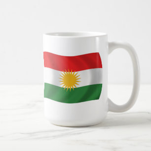 De Café Caneca com a Bandeira do Curdistão
