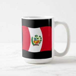 De Café Caneca com a Bandeira do Peru