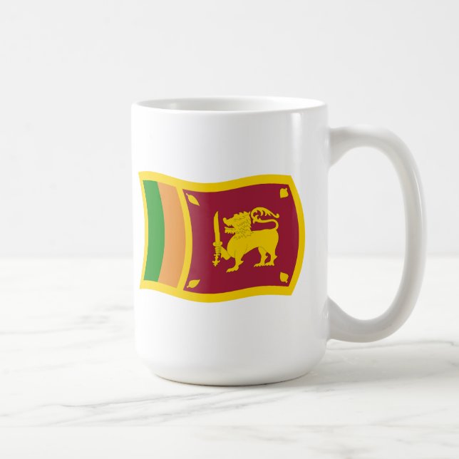 De Café Caneca com a Bandeira do Sri Lanka (Direita)