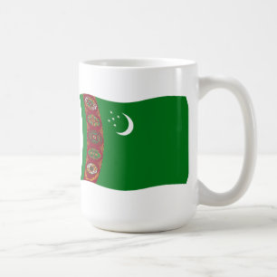De Café Caneca com a Bandeira do Turcomenistão