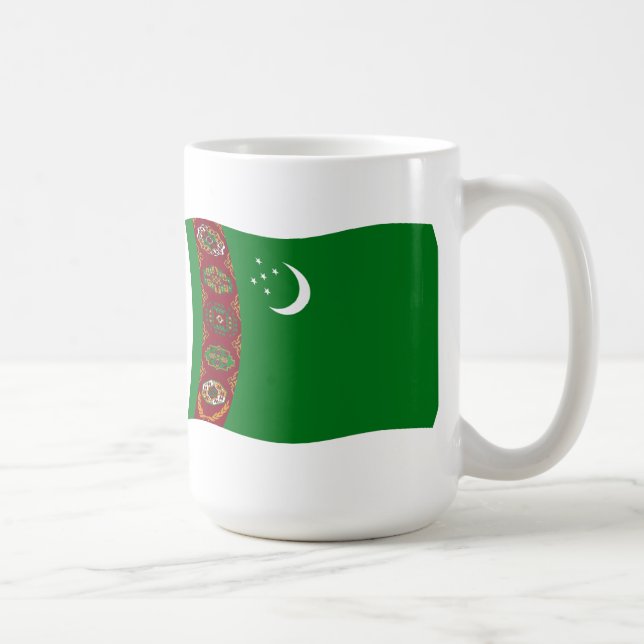De Café Caneca com a Bandeira do Turcomenistão (Direita)