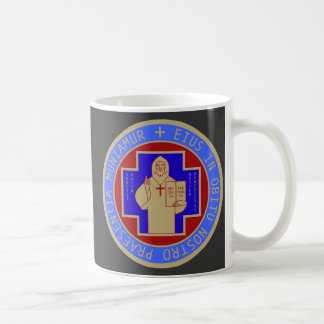 De Café Caneca com ambas as caras da medalha do St.