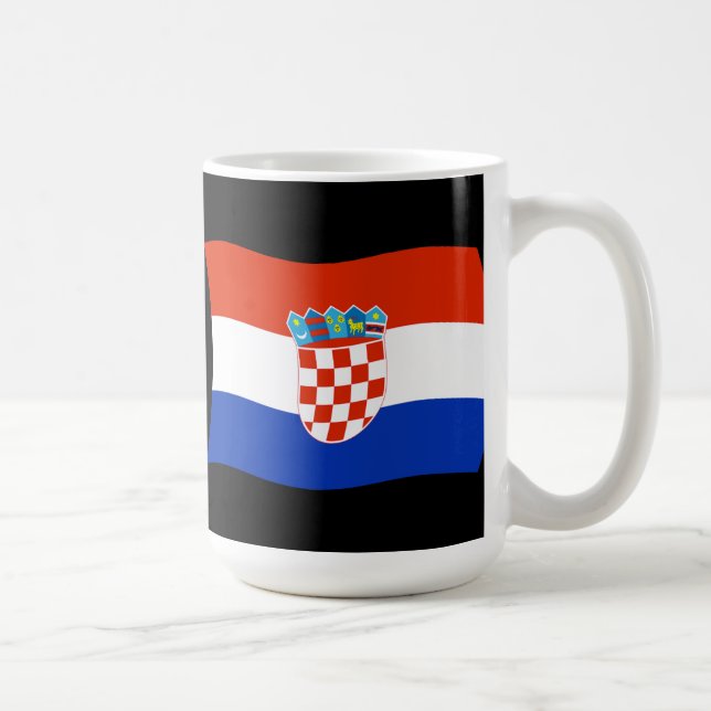 De Café Caneca com Bandeira da Croácia (Direita)