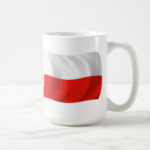 De Café Caneca com Bandeira da Polônia